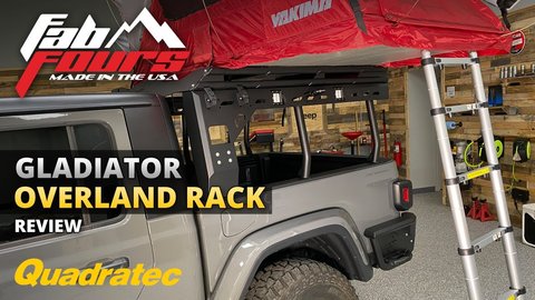 Embedded thumbnail for Fab Fours Overland Rack Review for Jeep Gladiator JT