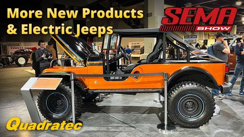 Embedded thumbnail for Even More New Products, the Overland Experience & Electric Jeeps - SEMA Day 3