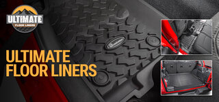 Quadratec Ultimate Floor Liners for Jeep Vehicles